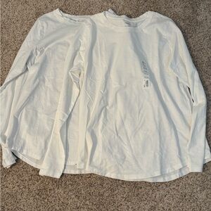 2 Sonoma White Long Sleeve Shirts